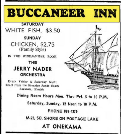 Buccaneer Inn (Mister Charlies Buccaneer Inn) - Aug 1971 Ad (newer photo)